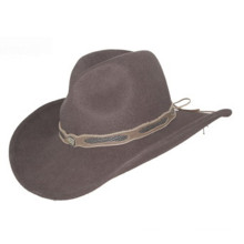 2017 New Fashion Cowboy Felt Hat with Customized Belt (CW0010)